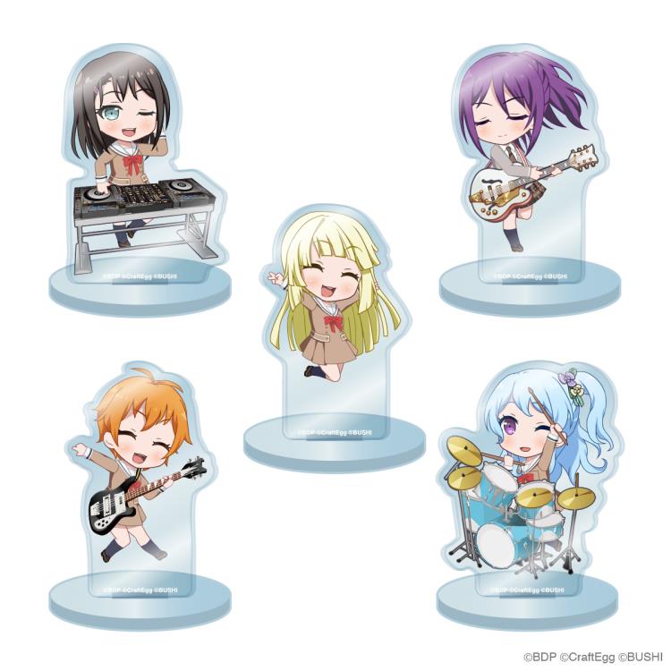 BanG Dream! Girls Band Party! 6주년 기념 SD 아크릴 스탠드 vol.5 Hello, Happy World! Set