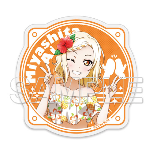 [러브라이브! 니지가사키 학원 스쿨 아이돌 동호회] 아크릴 스티커 나카스 카스미 Ver.Summer Time!