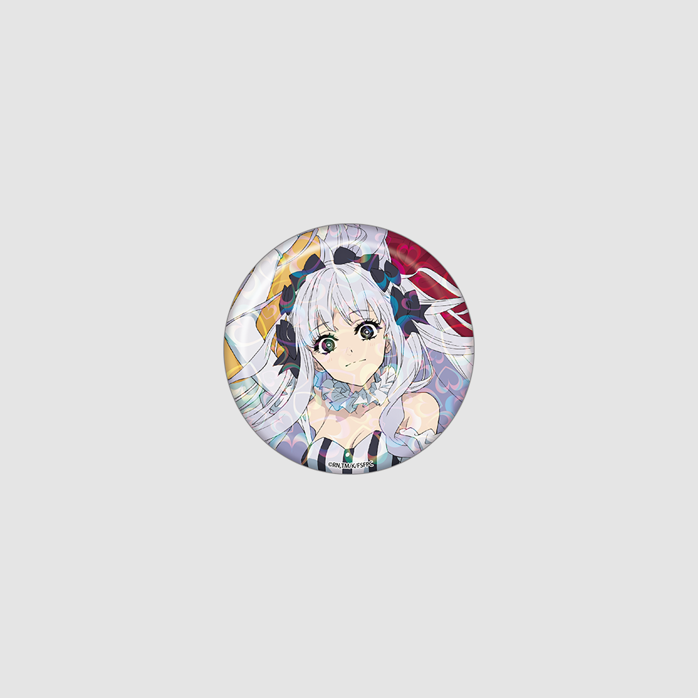 [Fate/strange Fake] AJ2026 신규 일러스트 빅 홀로 캔뱃지 (프란체스카 프렐라티)