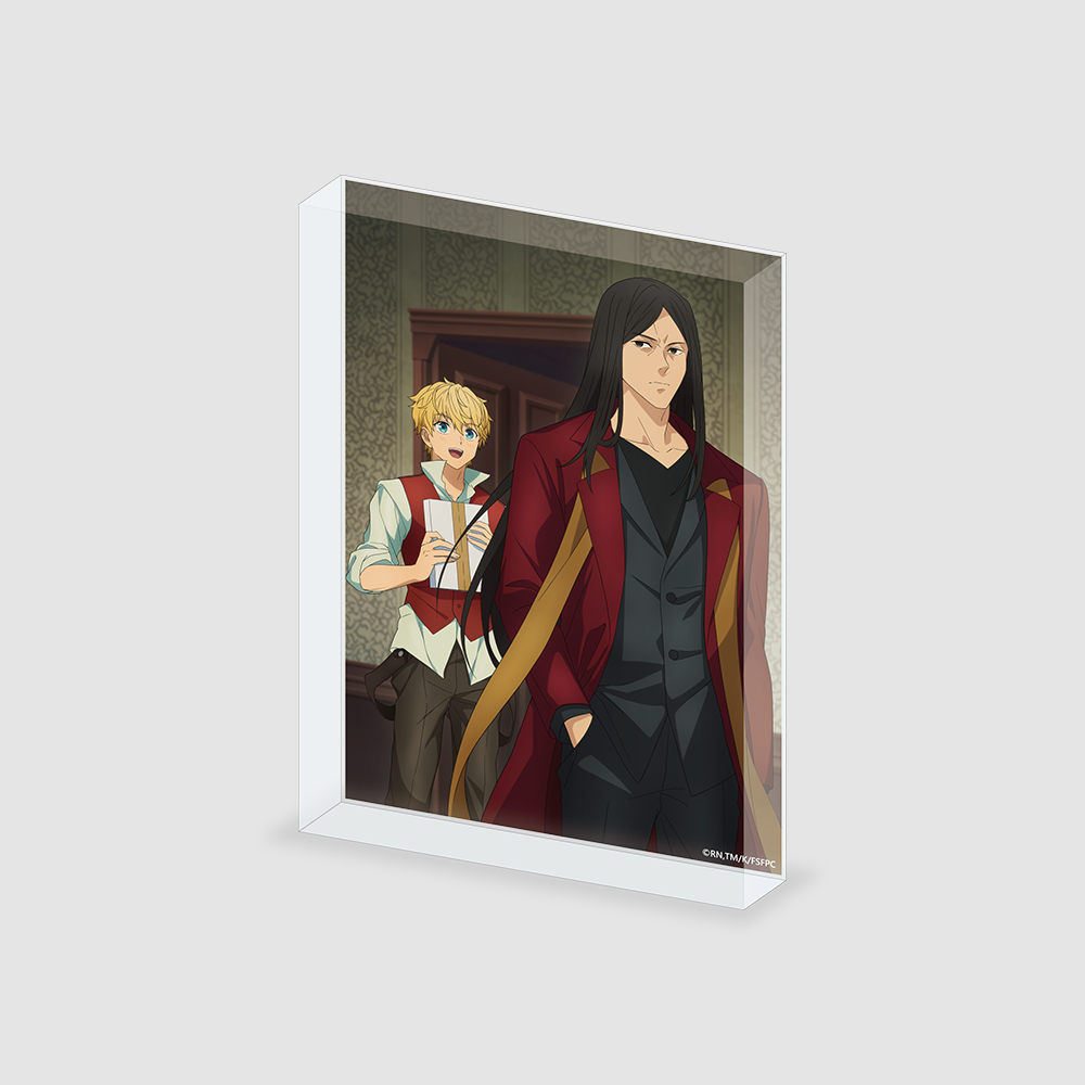 [Fate/strange Fake] AJ2026 아크릴 블록 (플랫 에스카르도스, 로드 엘멜로이 2세)