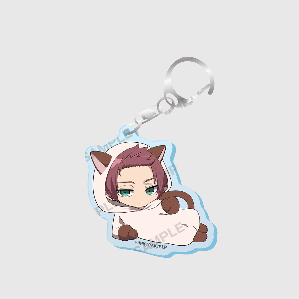 [블루 록] SD 아크릴 키홀더 고양이 파자마 Ver. 이토시 사에