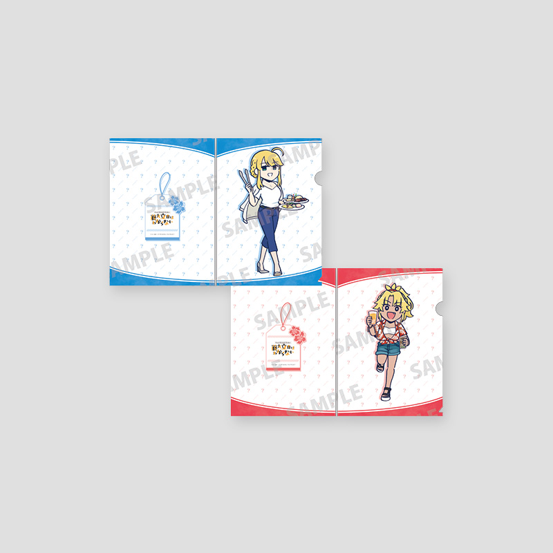 「Fate/Grand Order 후지마루 리츠카는 잘 모르겠다」 A4 클리어 파일 2매 세트 ３