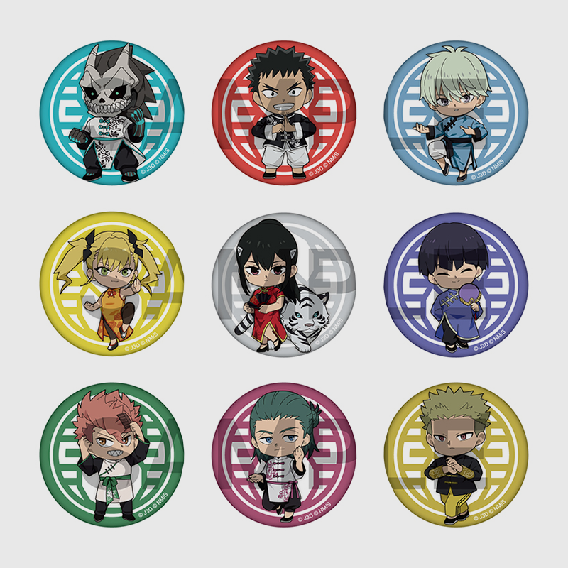 [괴수 8호] 키라키라 캔뱃지 치비 캬라 차이나 ver. BOX (전 9종)