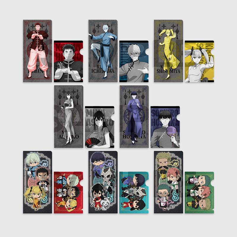 [괴수 8호] 미니 파일 컬렉션 차이나 ver. BOX (전 16종, 1팩 2매)