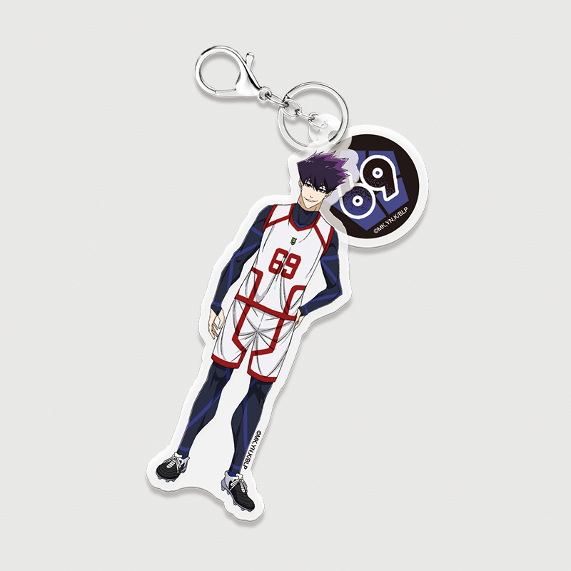 (콜라보) [블루 록 2기] 더블 아크릴 키홀더 / 카라스 타비토