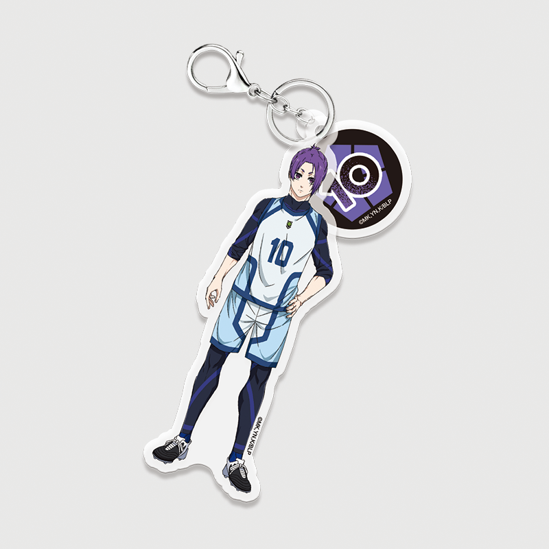 (콜라보) [블루 록 2기] 더블 아크릴 키홀더 / 미카게 레오