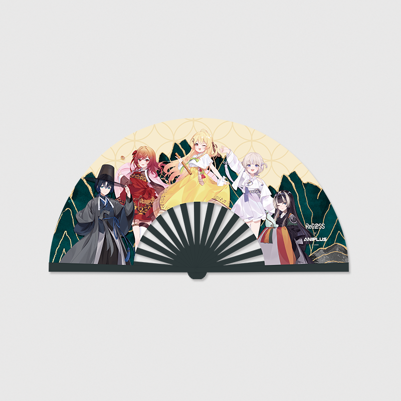 (콜라보) [홀로라이브 ReGLOSS] 전통부채 LD