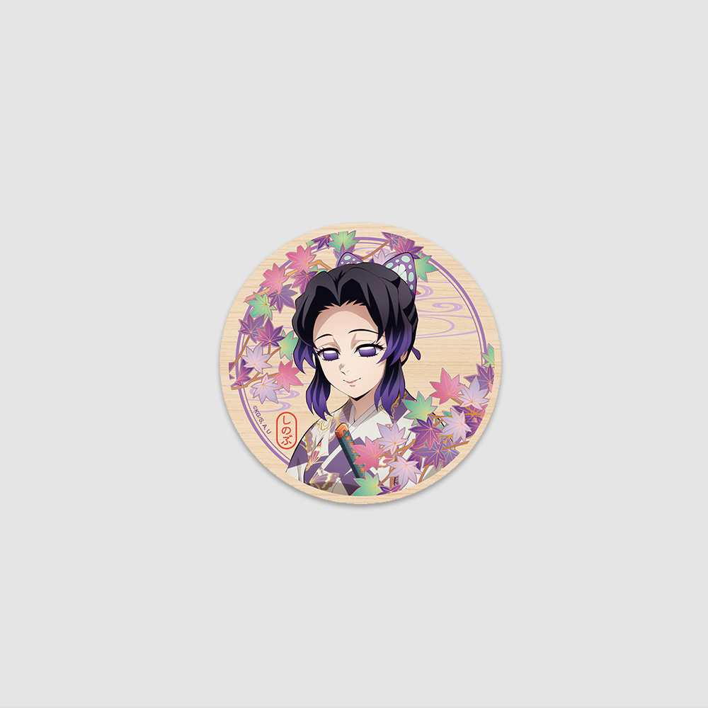 [귀멸의 칼날] 쿄마후 우드 코스터 - 코쵸우 시노부