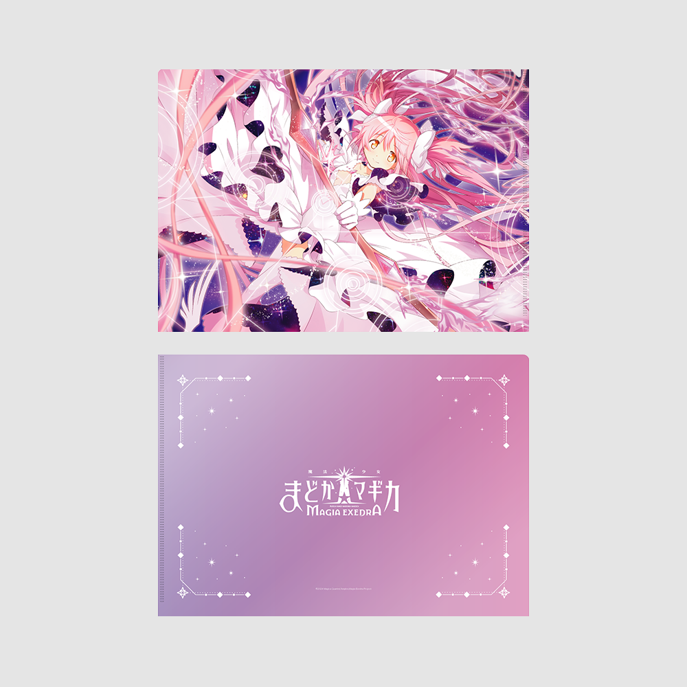 [마법소녀 마도카☆마기카 Magia Exedra] 
메탈릭 클리어 파일 얼티밋 마도카 (기억 일러스트)