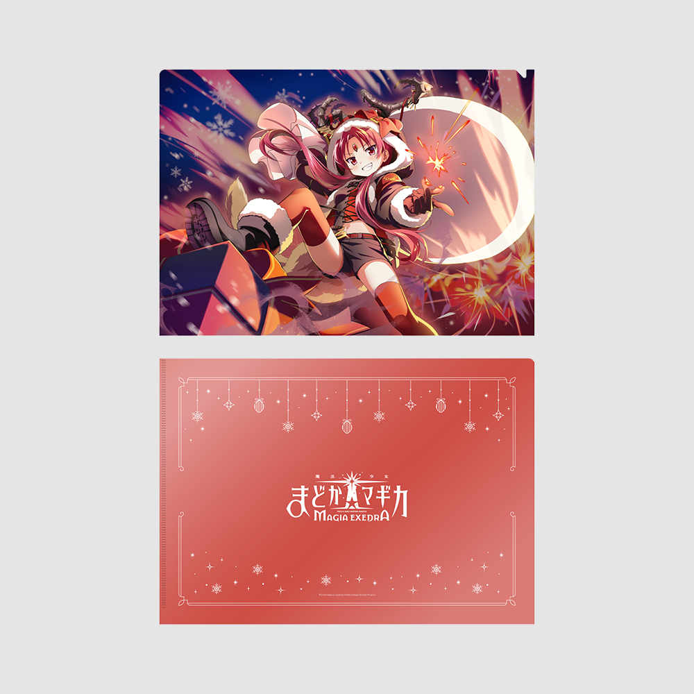 [마법소녀 마도카☆마기카 Magia Exedra] 
메탈릭 클리어 파일 사쿠라 쿄코