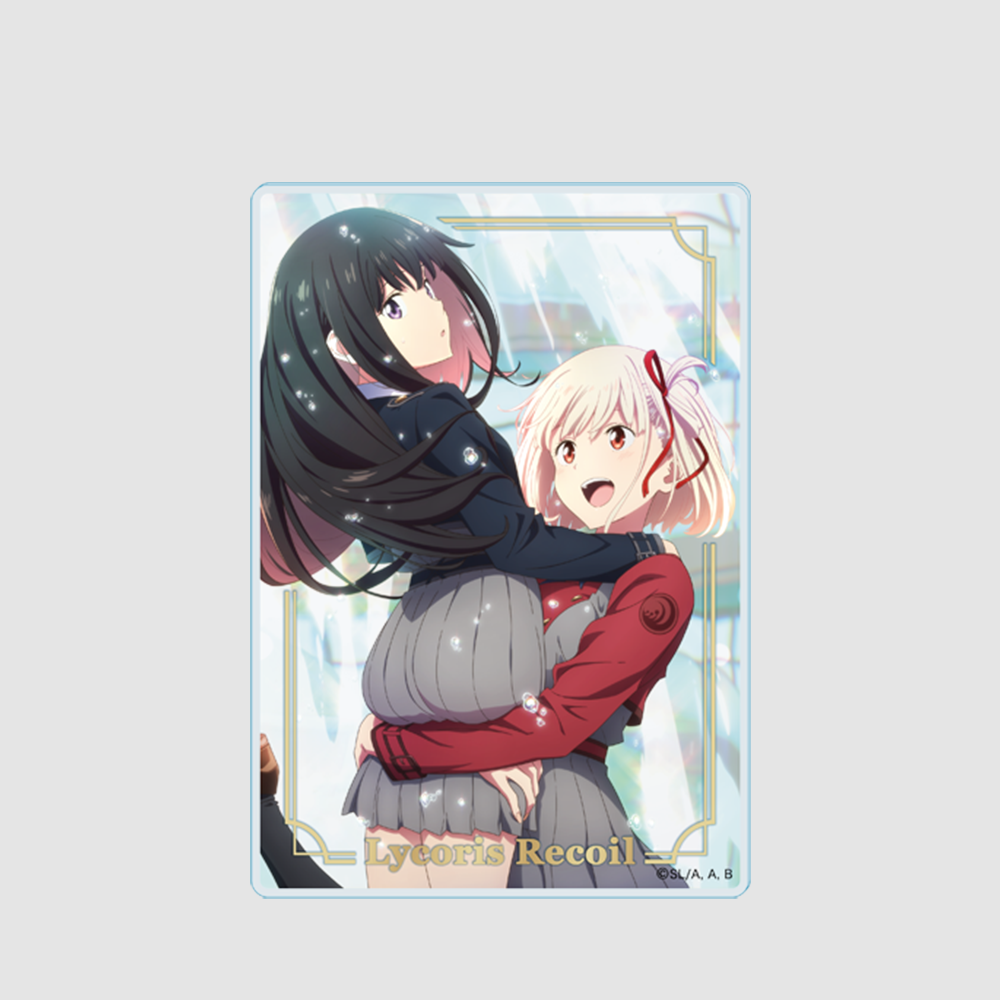 [리코리스 리코일] 
박 인쇄 아크릴 카드
