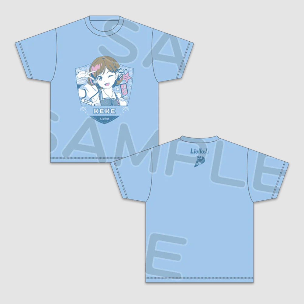 [러브라이브! 슈퍼스타!!] Liella! 7th LoveLive! ～Fly! MUSIC WORLD♪～ 티셔츠 멤버 Ver. 탕 쿠쿠