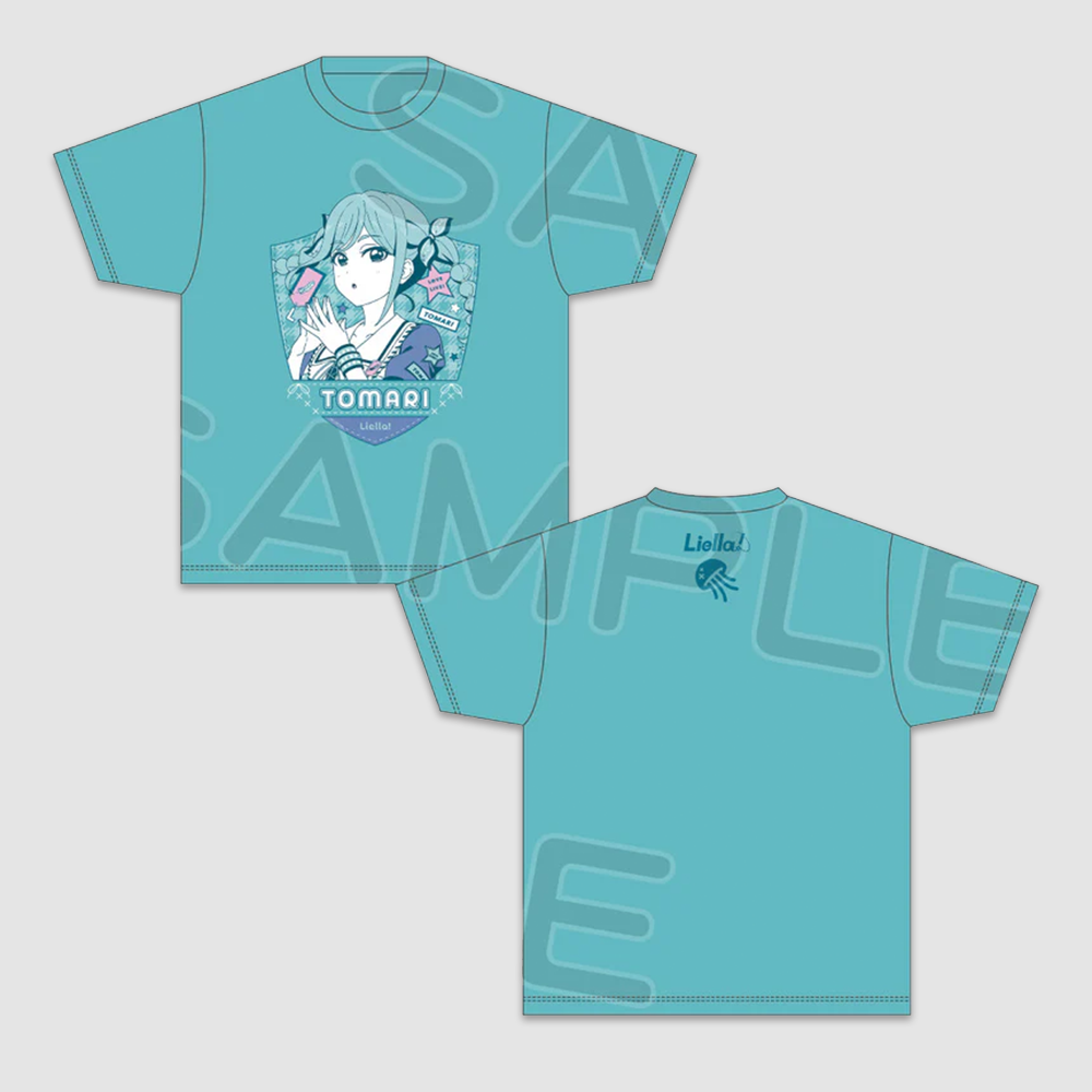 [러브라이브! 슈퍼스타!!] Liella! 7th LoveLive! ～Fly! MUSIC WORLD♪～ 티셔츠 멤버 Ver. 오니츠카 토마리